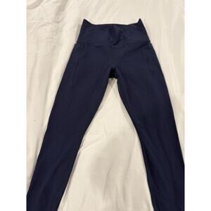 Athleta Teanscend Stash Tight Legging size small in navy blue